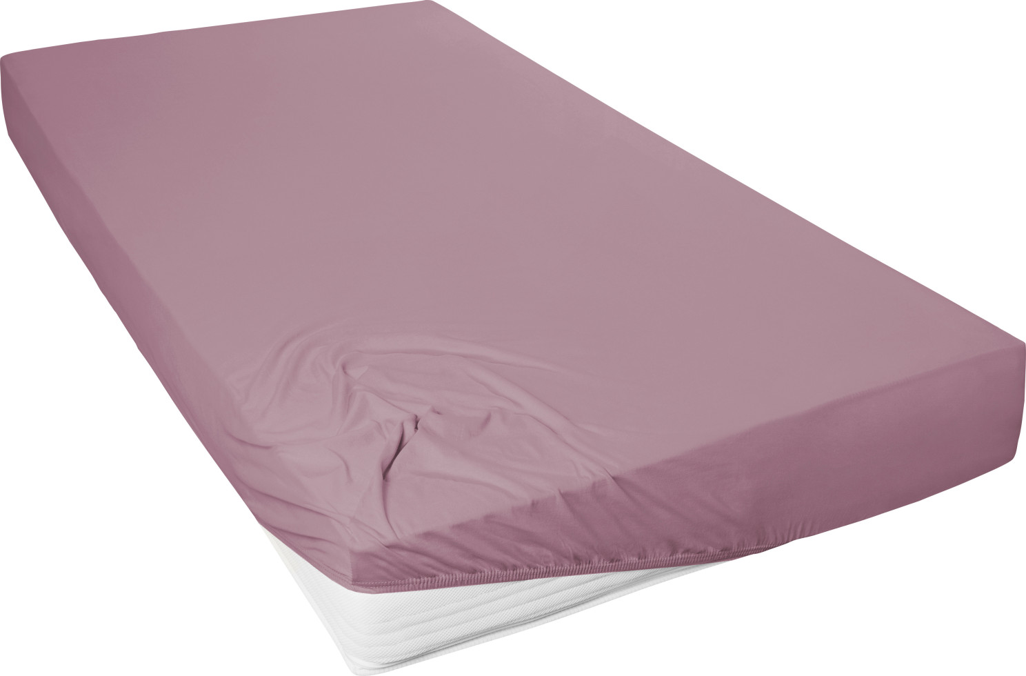 Westminster Spannbetttuch Mako Jersey 190 x 200 cm rosenholz