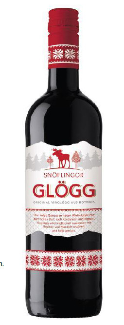 Glögg Glühwein Snöflingor rot 0,75 l