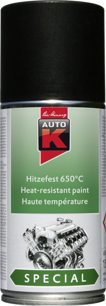 Auto-K Lack Hitzefest 650°C Special schwarz 150ml