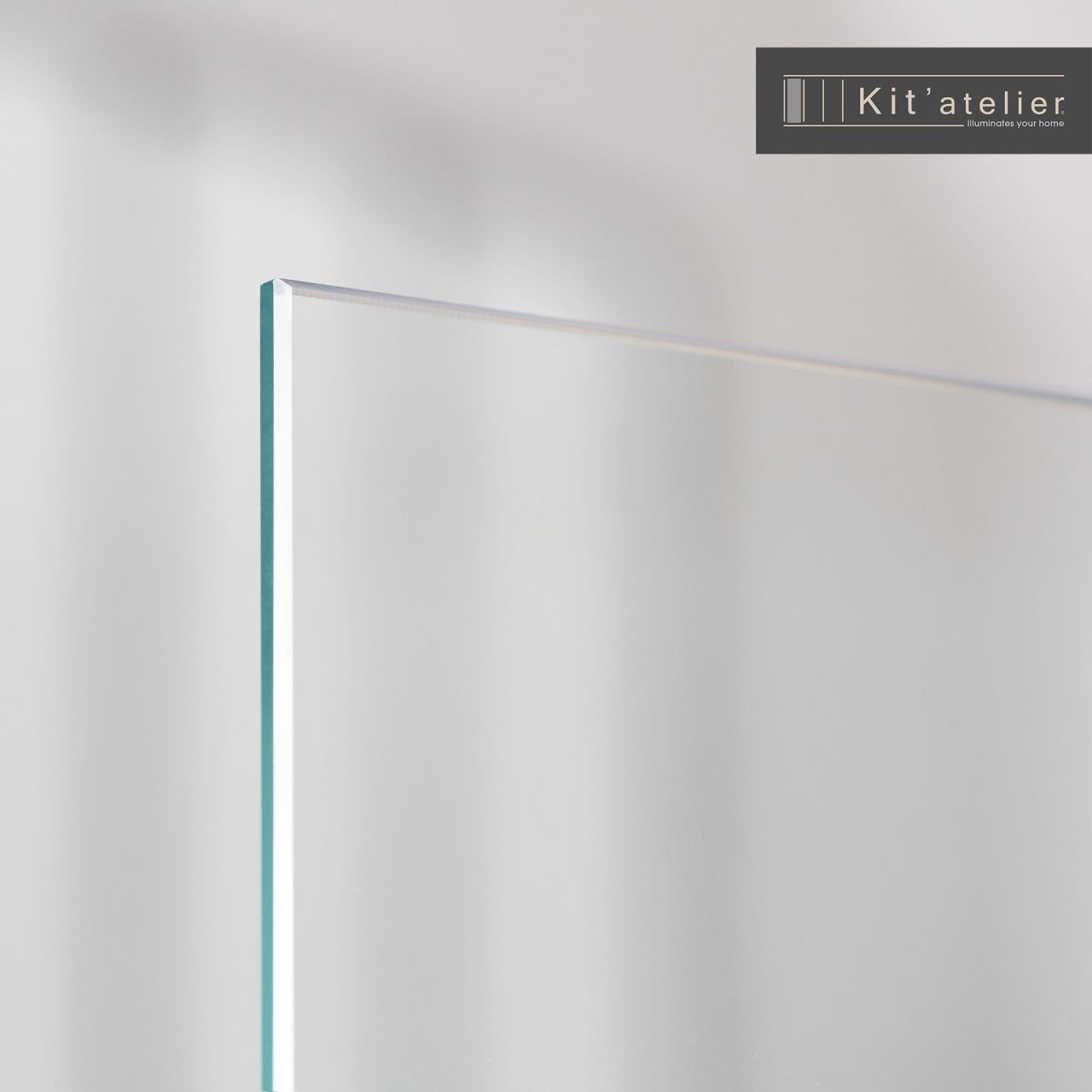 Glas für Trennwand Verriere Modulo 58,4 x 116,7 cm