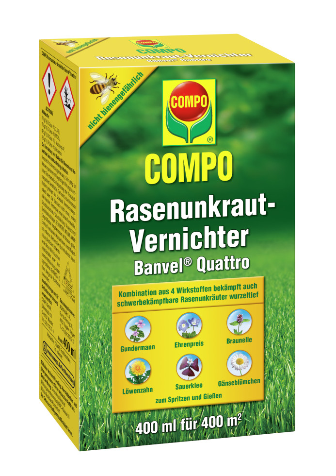 Compo Rasenunkraut-Vernichter Banvel Quattro 400ml - Image 6