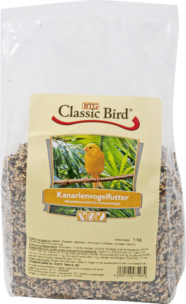 Classic Bird Kanarienfutter 1 kg GLO629101065