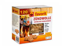 Favorit Anzündwolle Sparpack 120 Stück