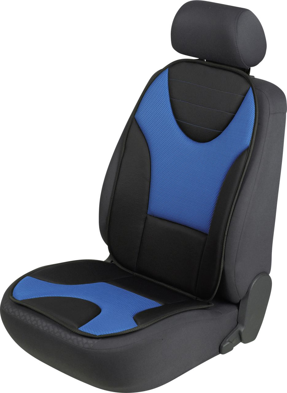 Walser Sitzaufleger Grafis schwarz-blau GLO680300600