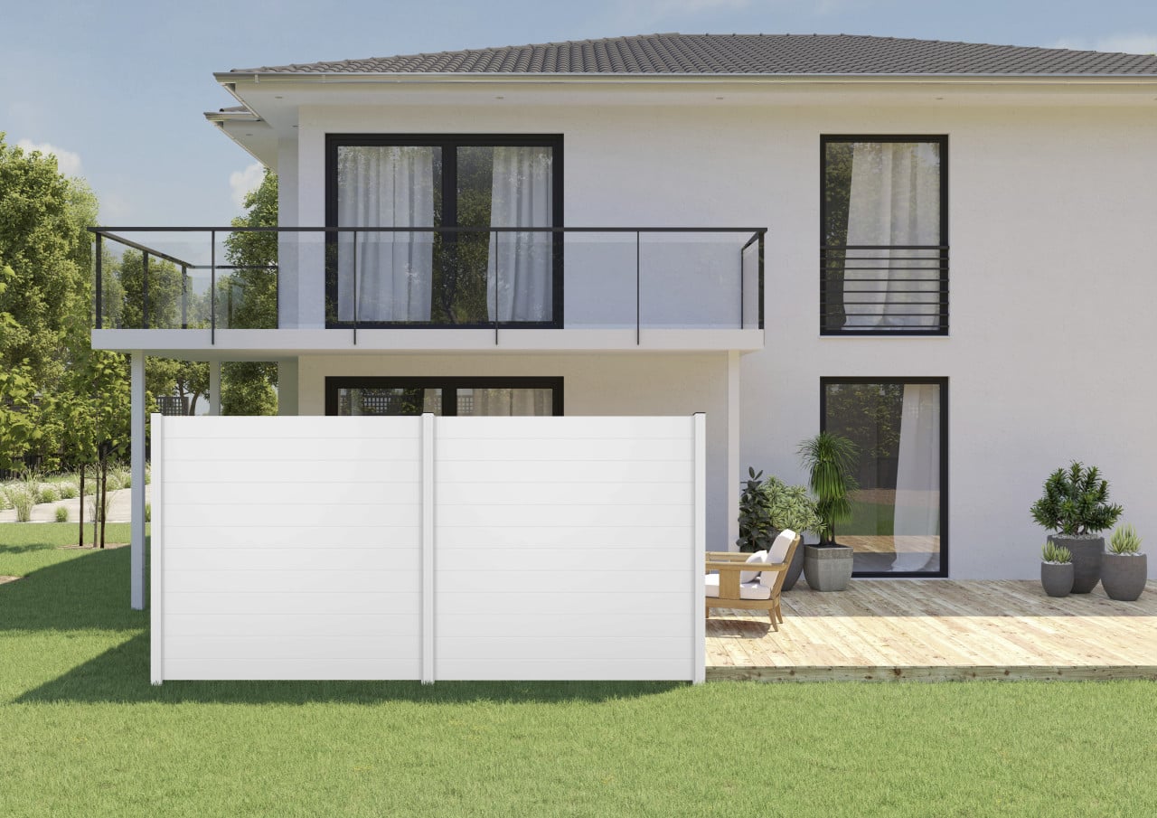 Ambiente Alu-Zaun Paneel 150 B x H: 120 cm x 180 cm, 22 mm stark