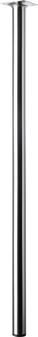 Hettich Tischbein 3,0 x 70 cm Edelstahl-Optik - 1 Stück