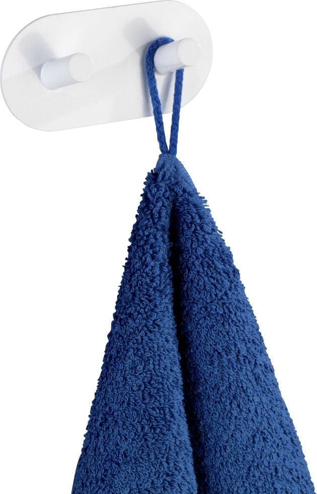Wandrek met 2 planken en handdoekstangen voor de badkamer - 45,5 x 54,5