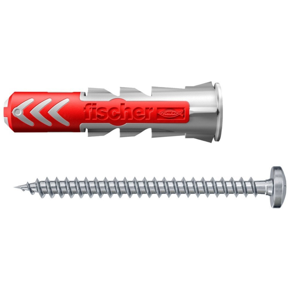 Fischer Dübel-Set Duopower 6.0 x 30 mm - 12 Stück