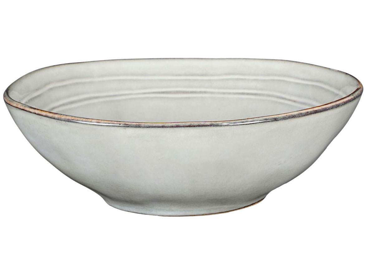 Mica Schale Tabo grau, Ø 20 cm x 6,5 cm