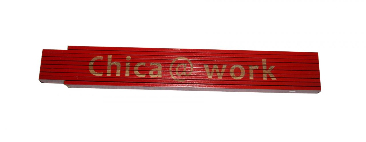 Zollstock Chica @ work 2 m rot