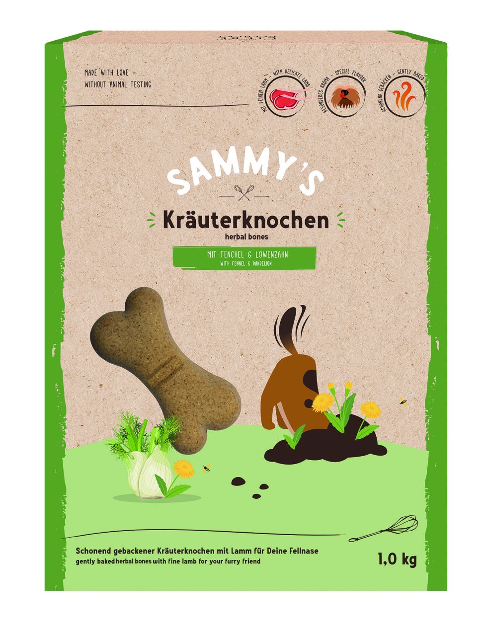 Sammys Snacks Sammys Kräuterknochen 1 kg GLO629307512