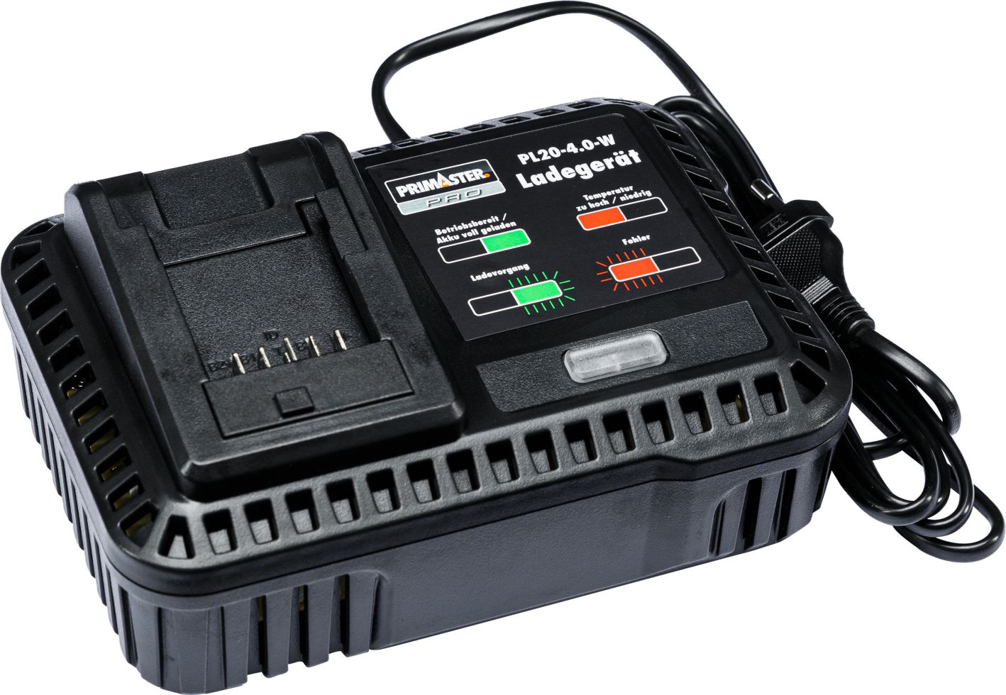 Primaster Pro Akku Ladeger t F r 20 V Und 20 40 V Akku Kaufen Globus 