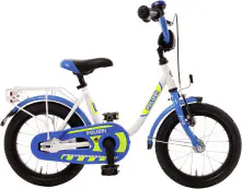 Bachtenkirch Kinderfahrrad Polizei 14 Zoll kristallweiß/blau/neon
