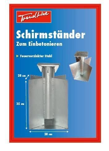 TrendLine Schirmständer zum Einbetonieren kaufen Globus Baumarkt