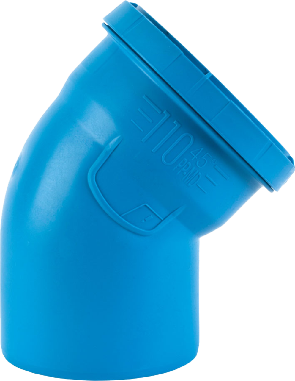 Marley Rohrbogen dBlue DN 110 15° schalldämmend 14 cm blau