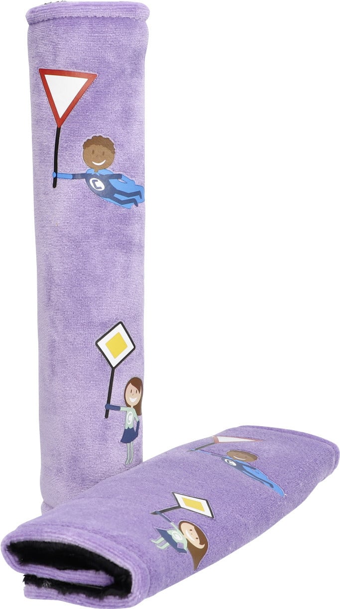 Cartrend Kids Gurtpolster-Set lila