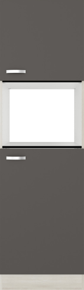 Optifit Hochschrank Faro 220 anthrazit/akazie 60 cm