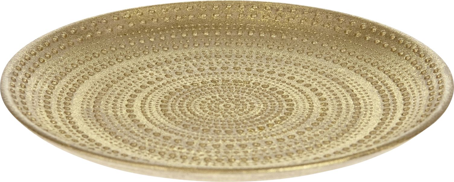 Dijk Holzteller Ø 29 x 2.5 cm Gold