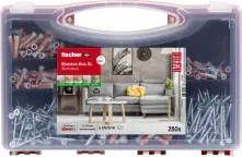fischer Meister-Box XL Wohnraum + Schrauben - 280 Teile