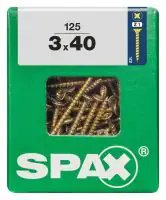 Spax Universalschrauben 3.0 x 40 mm PZ 1 - 125 Stk.