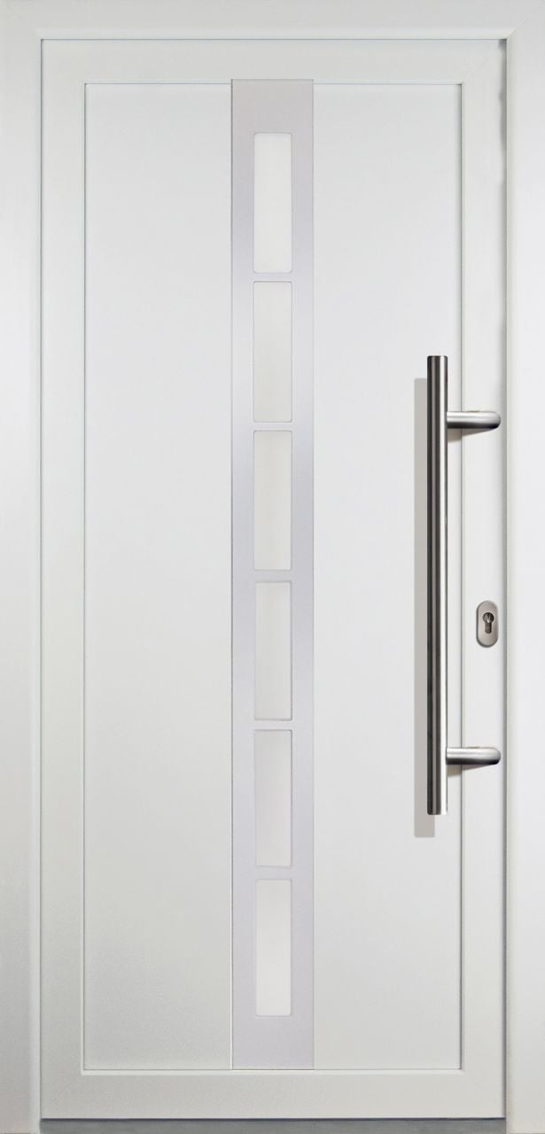 Meeth Haustür Signum Aluminium Modell 38 88 x 208 cm, DIN rechts, weiß