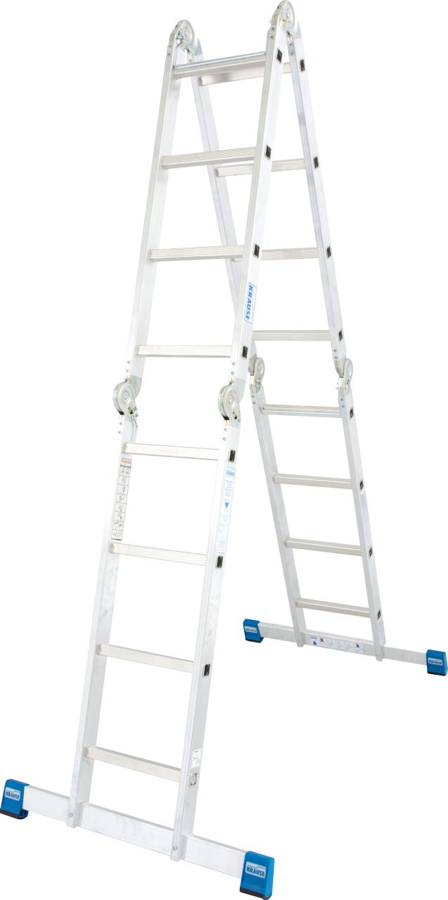 Krause Aluminium-Gelenk-Universalleiter STABILO 5,50 m