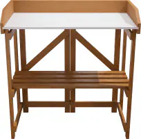 Primaster Pflanztisch mit Ablage Cala Holz 85 x 44 cm