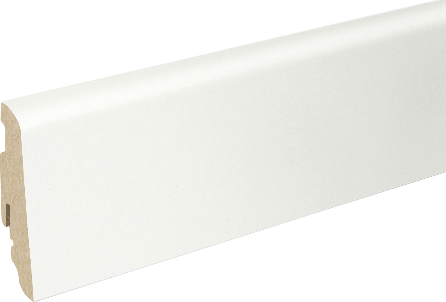 FN Neuhofer Fußleiste 240 cm 58 x 19 mm weiß