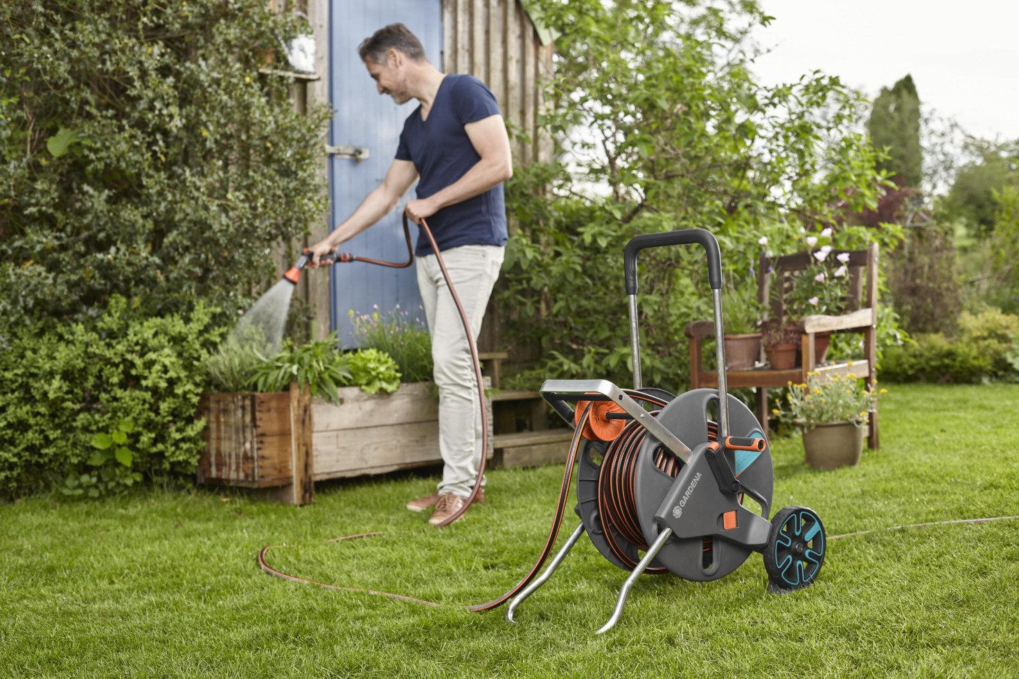 Gardena slangenwagen CleverRoll M Easy - PVCvoordeel