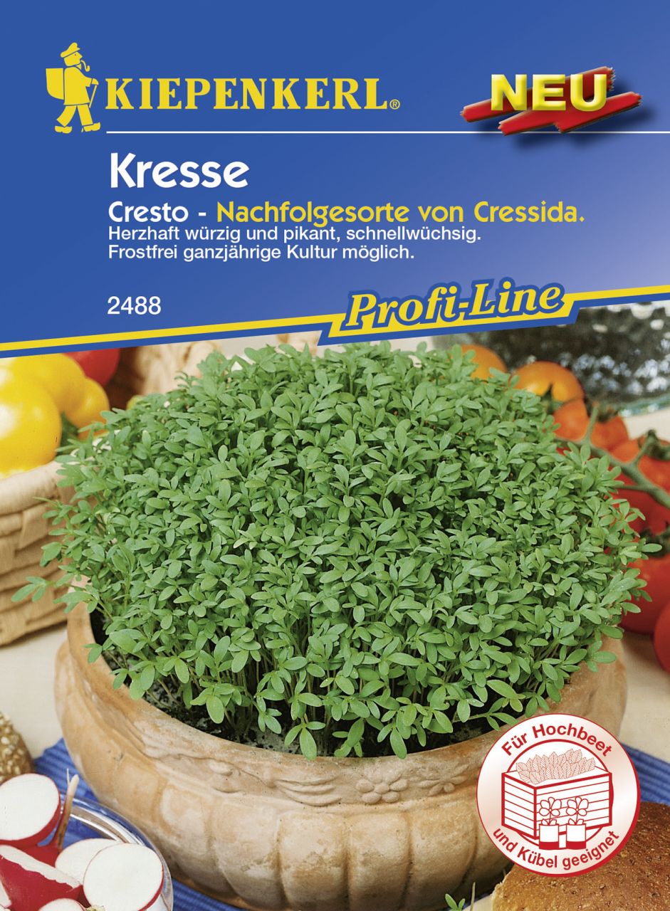 Kiepenkerl Kresse Cresto Lepidium sativum, Inhalt: ca. 0,75 m² GLO693108604