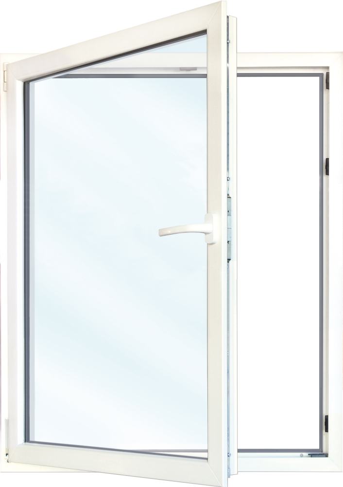 Meeth Fenster 60 x 130 cm DIN links 1 flügelig Dreh-Kipp weiß