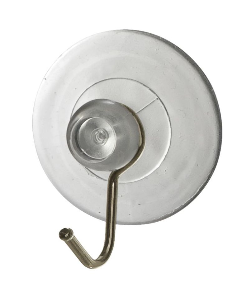 Wenko Saughaken Kunststoff, transparent, 4-teilig
