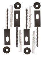 Polbram O-Verbinder für Zaunfeld 4 Stück, RAL-Farbe 7016