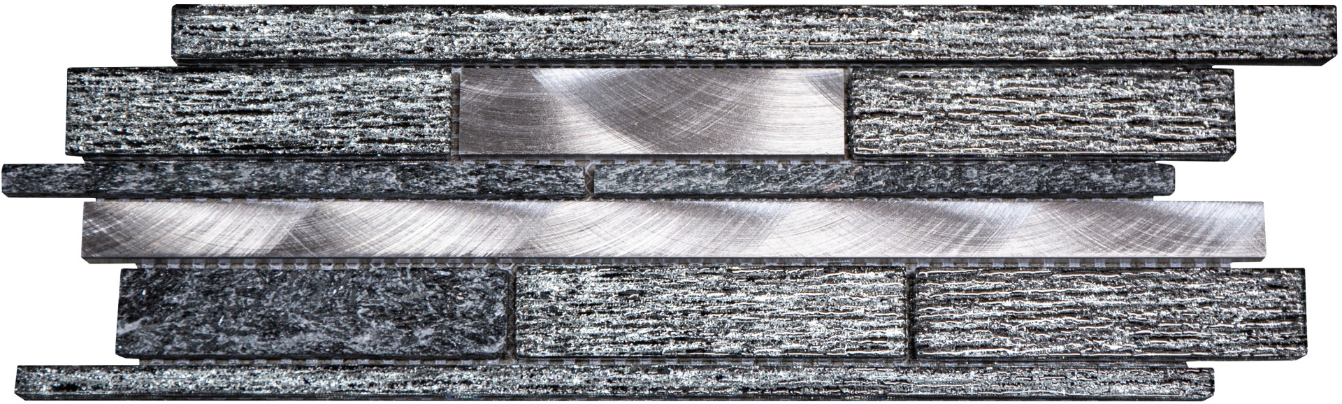 Fliesenbordüre Viva 03 10 x 30 nero