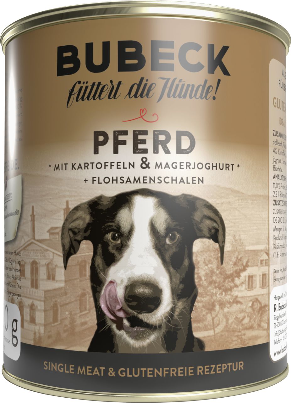 Bubeck Adult Pferd Hundefutter 800 g GLO629307577