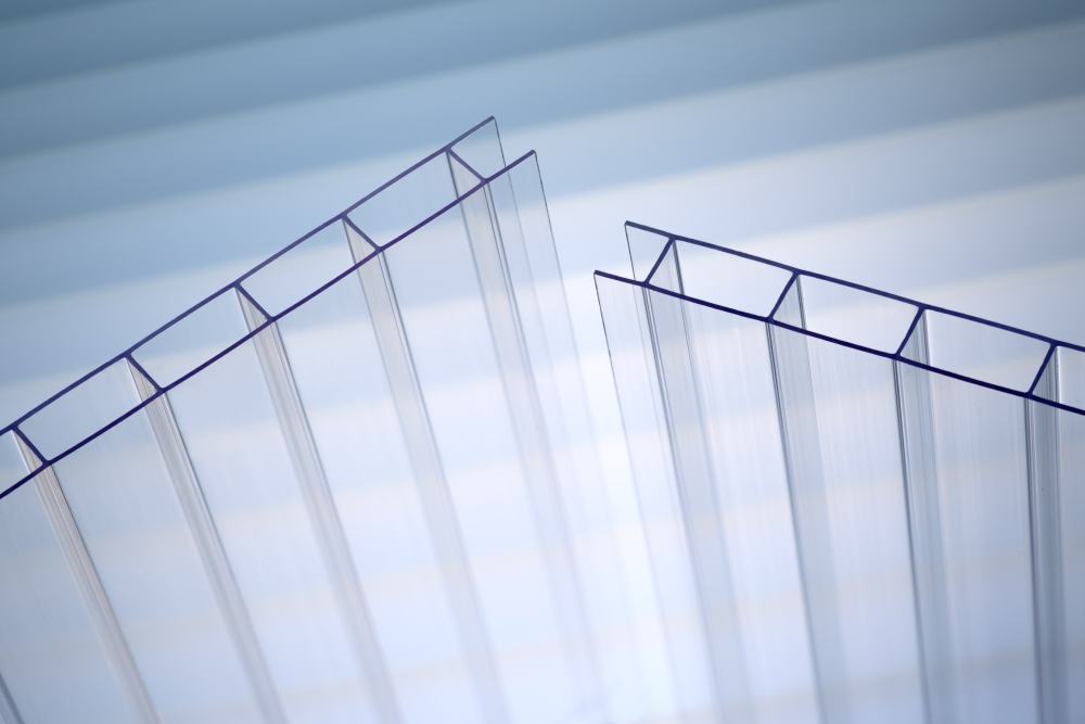 Gutta Polycarbonat-Doppelstegplatte Dual Estetics 300 x 98 cm 16 mm klar