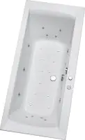 Ottofond Whirlpool-Komplettset Rosa 190 x 80 cm weiß