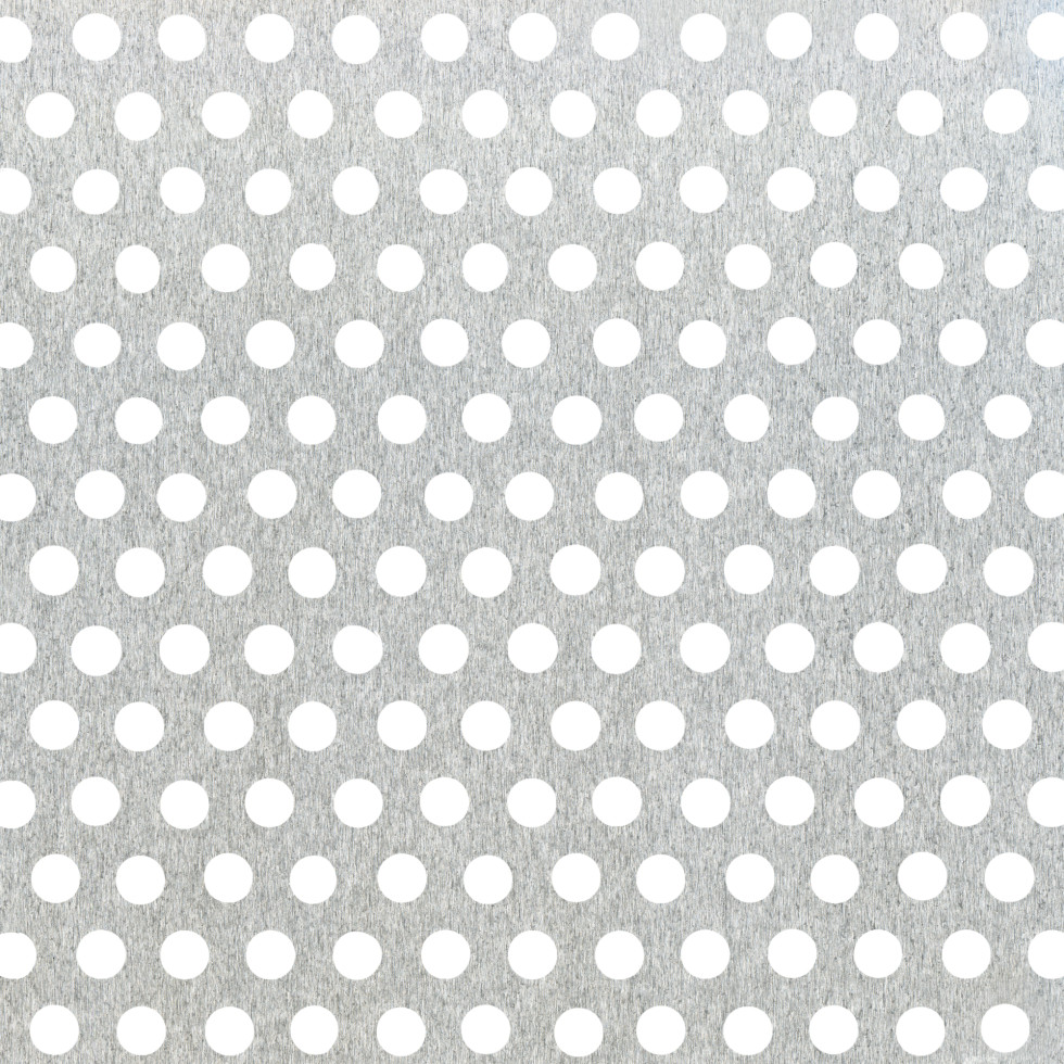 Alberts Lochblech Aluminium natur 120 x 0,8 x 1000 mm runde Lochung