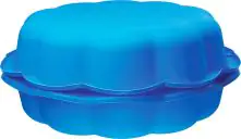 Sand- und Wassermuschel blau 2 teilig 94 x 91,5 x 21 cm