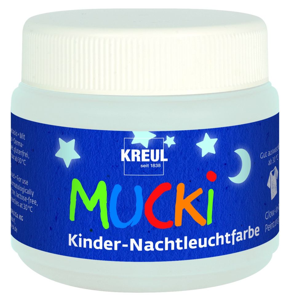 Kreul Mucki Nachtleuchtfarbe 150 ml GLO663152301