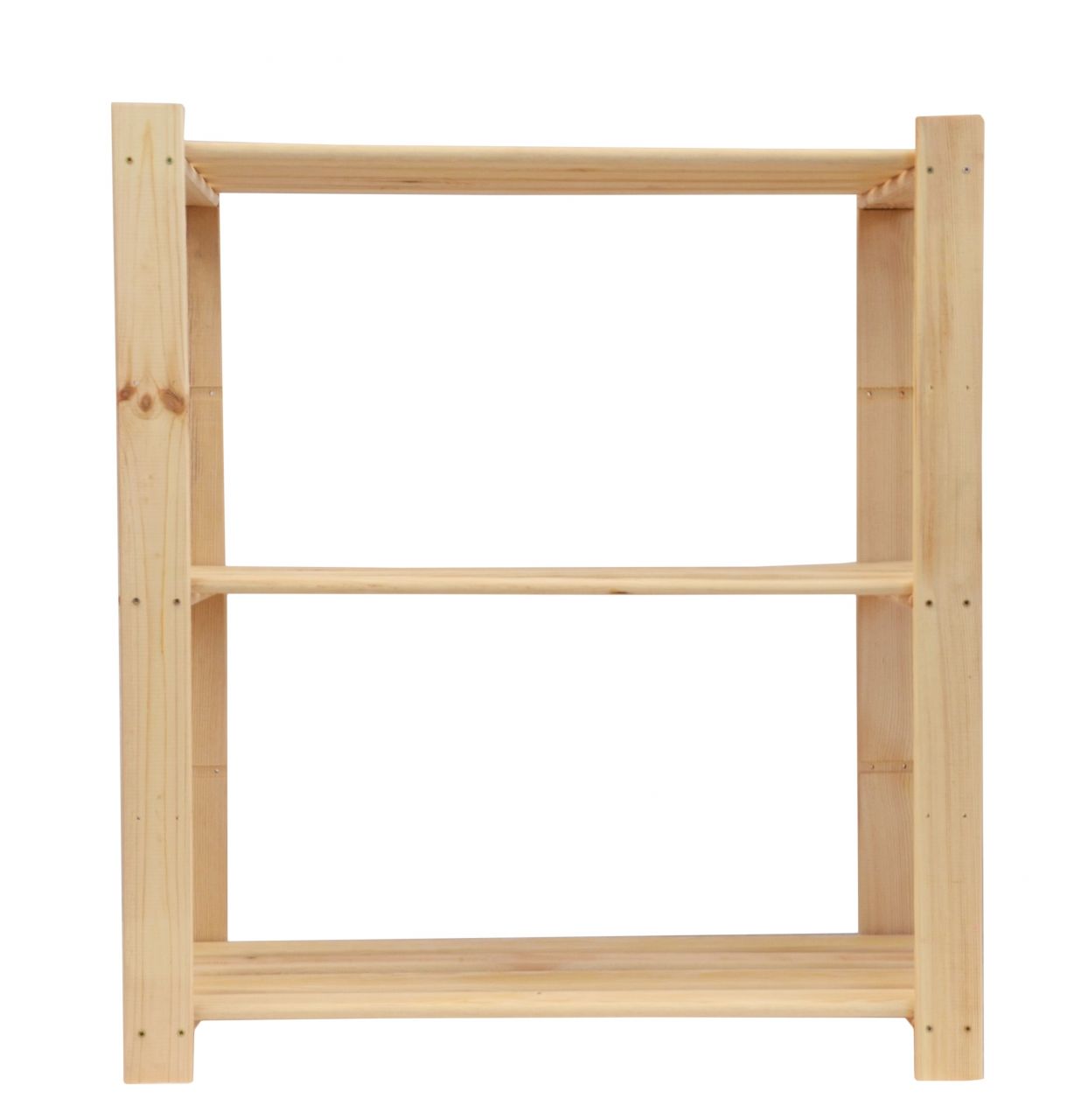 Grundregal 90 x 80 x 40 cm 3 Holzböden, mögliche Gesamtbelastung 150 kg