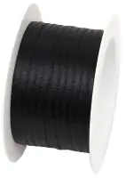 Braun & Company Band schwarz 3 mm x 10 m