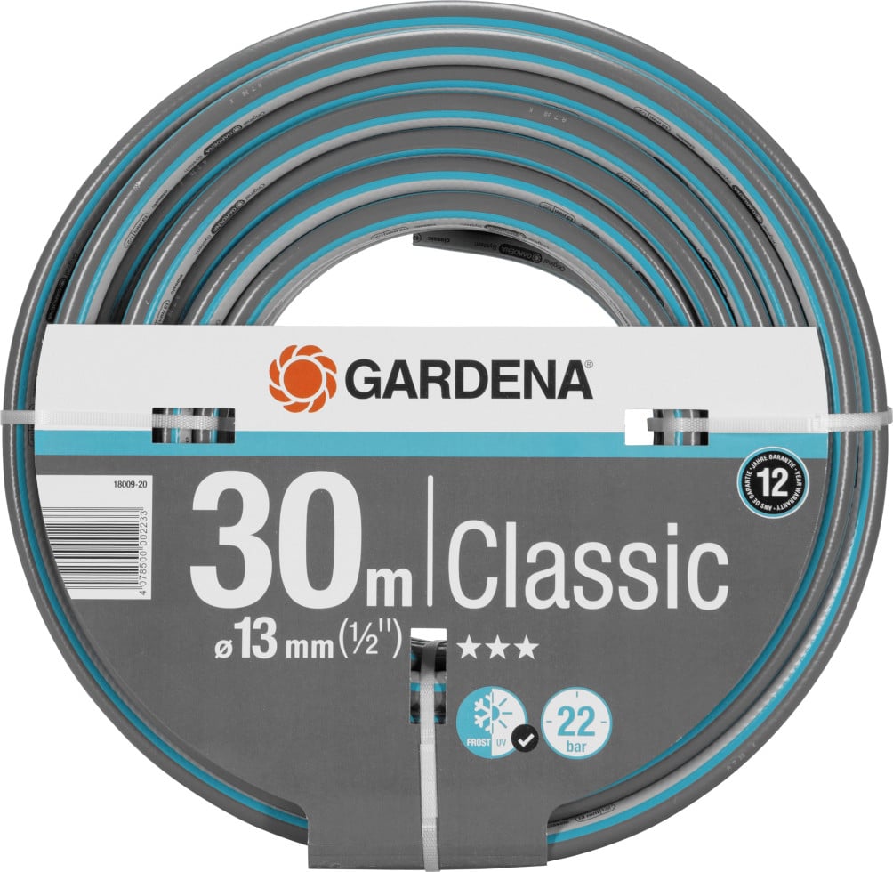 Gardena Schlauch Classic 30 m 13 mm (1/2), 1/2 Zoll, 30 Meter