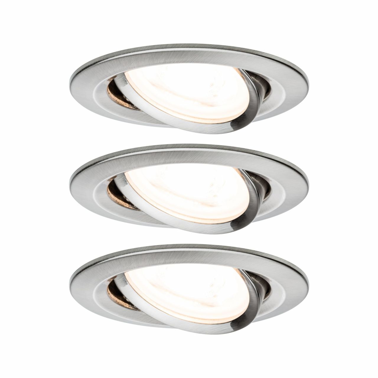 Paulmann LED Einbauleuchte Nova 3x6,5W schwenkbar Eisen