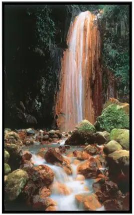 papermoon Infrarotheizkörper EcoHeat 60X100 cm 600 Watt, Wasserfall Stein