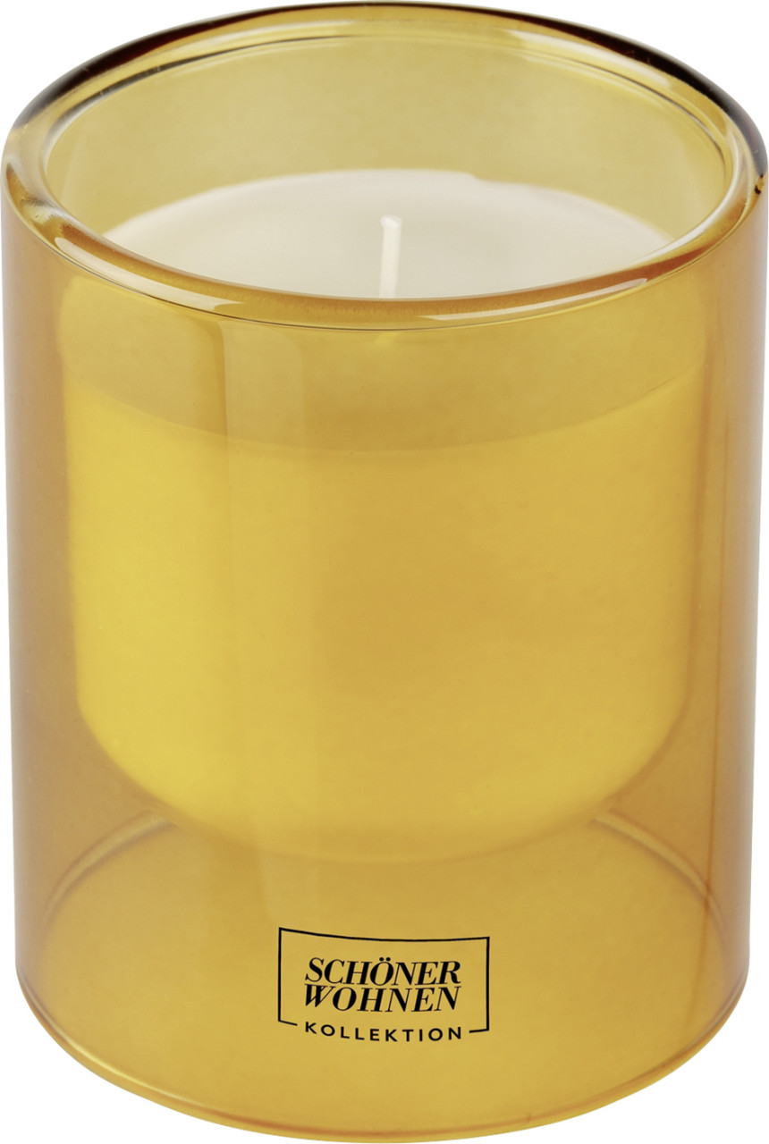 Schöner Wohnen Duftkerze im Glas L Vanille Ø 9 x 11 cm GLO660201614