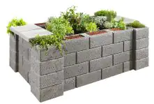 Kann Hochbeet-Set 3 Garten 230 x 150 x 85 cm grau