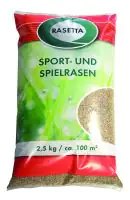 Rasetta Sport und Spielrasen 2,5 kg, für ca. 100 m²