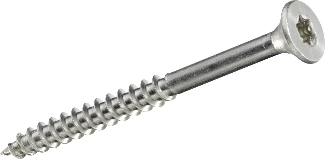 Primaster Spanplattenschrauben 6,0 x 100 mm TX25 - 30 Stück Edelstahl