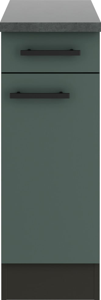 Optifit Unterschrank Verona 405 steingrün/anthrazit matt 30 cm